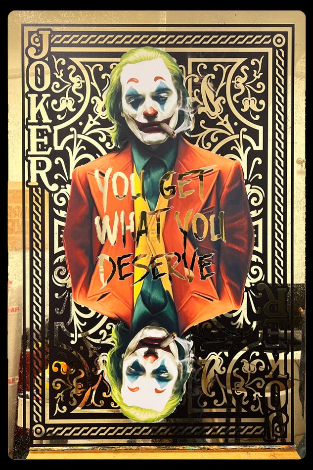 The Joker - Golden Mirror Card