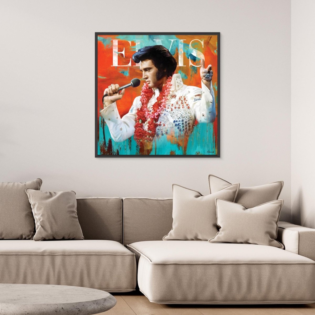 The King on Stage - Elvis