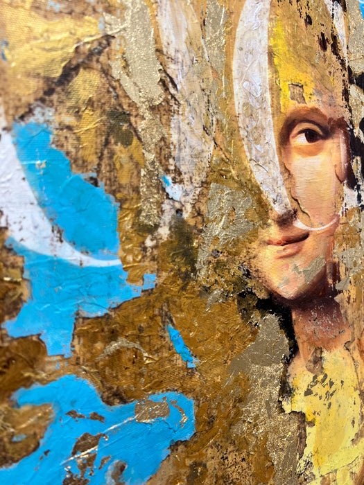 Mona Lisa - Golden Leaves