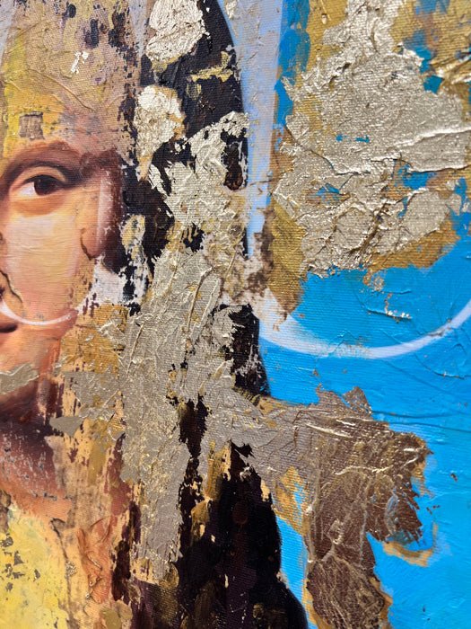 Mona Lisa - Golden Leaves