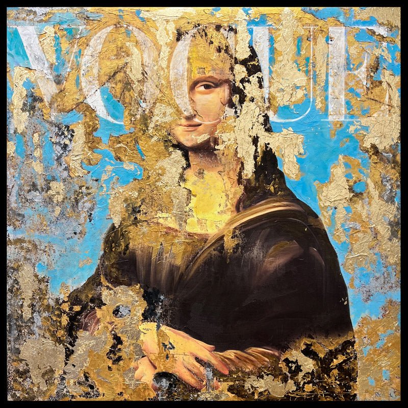 Mona Lisa - Golden Leaves