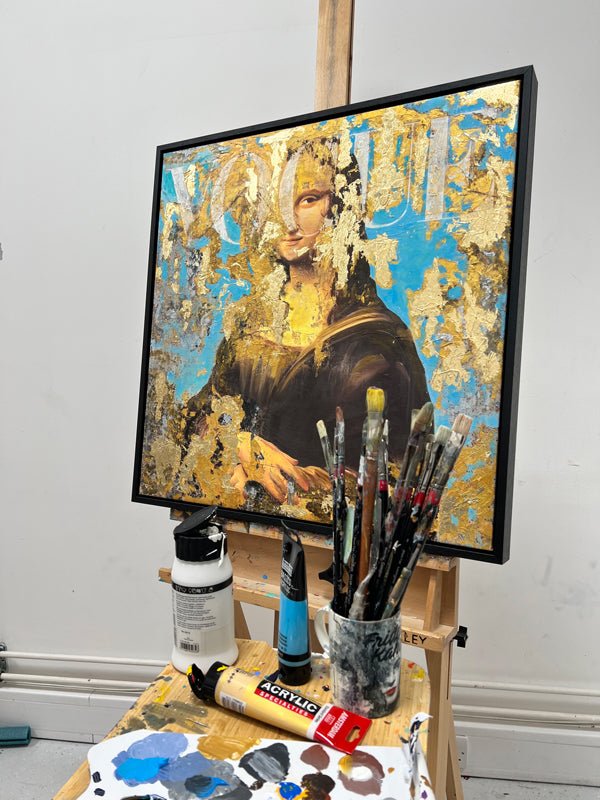 Mona Lisa - Golden Leaves