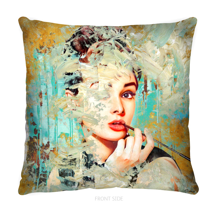 Audrey Hepburn - Cushion (61x61cm)