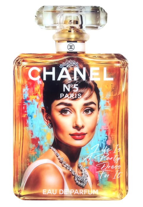 Audrey Hepburn Channel Bottle