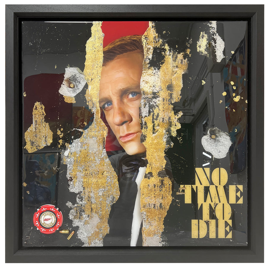 NO TIME TO DIE - RESIN ON METAL