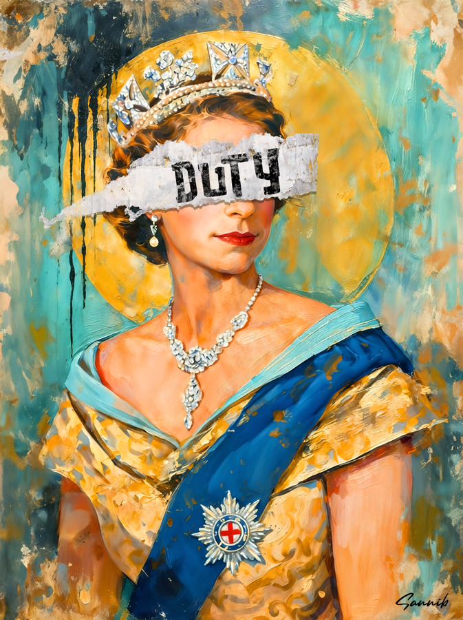 "DUTY" Queen Elizabeth II | Studio Print