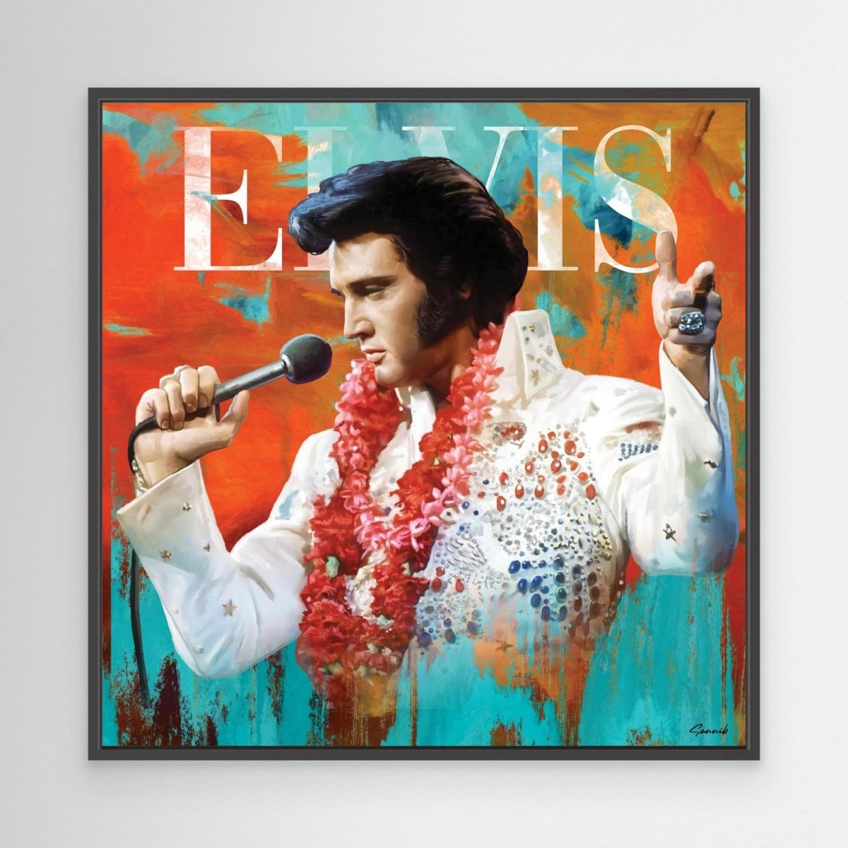 The King on Stage - Elvis