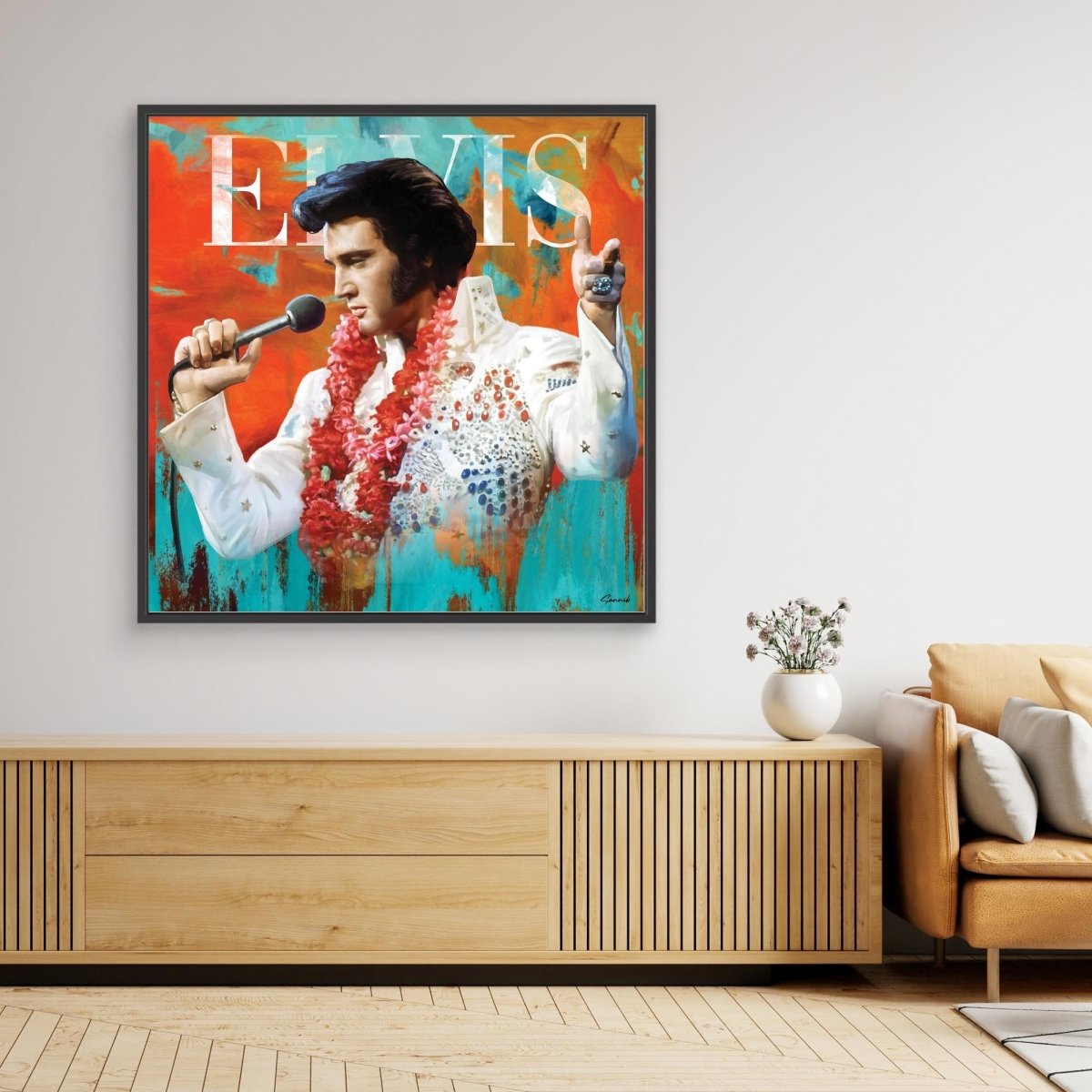 The King on Stage - Elvis