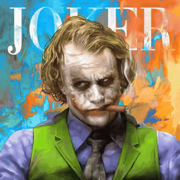 The Joker & Batman "Lenticular "