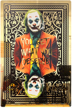 Load image into Gallery viewer, The Joker - Golden Mirror Card
